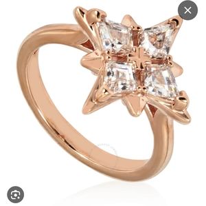 Swarovski Ladies Symbolic Star Motif Ring, Size 50.